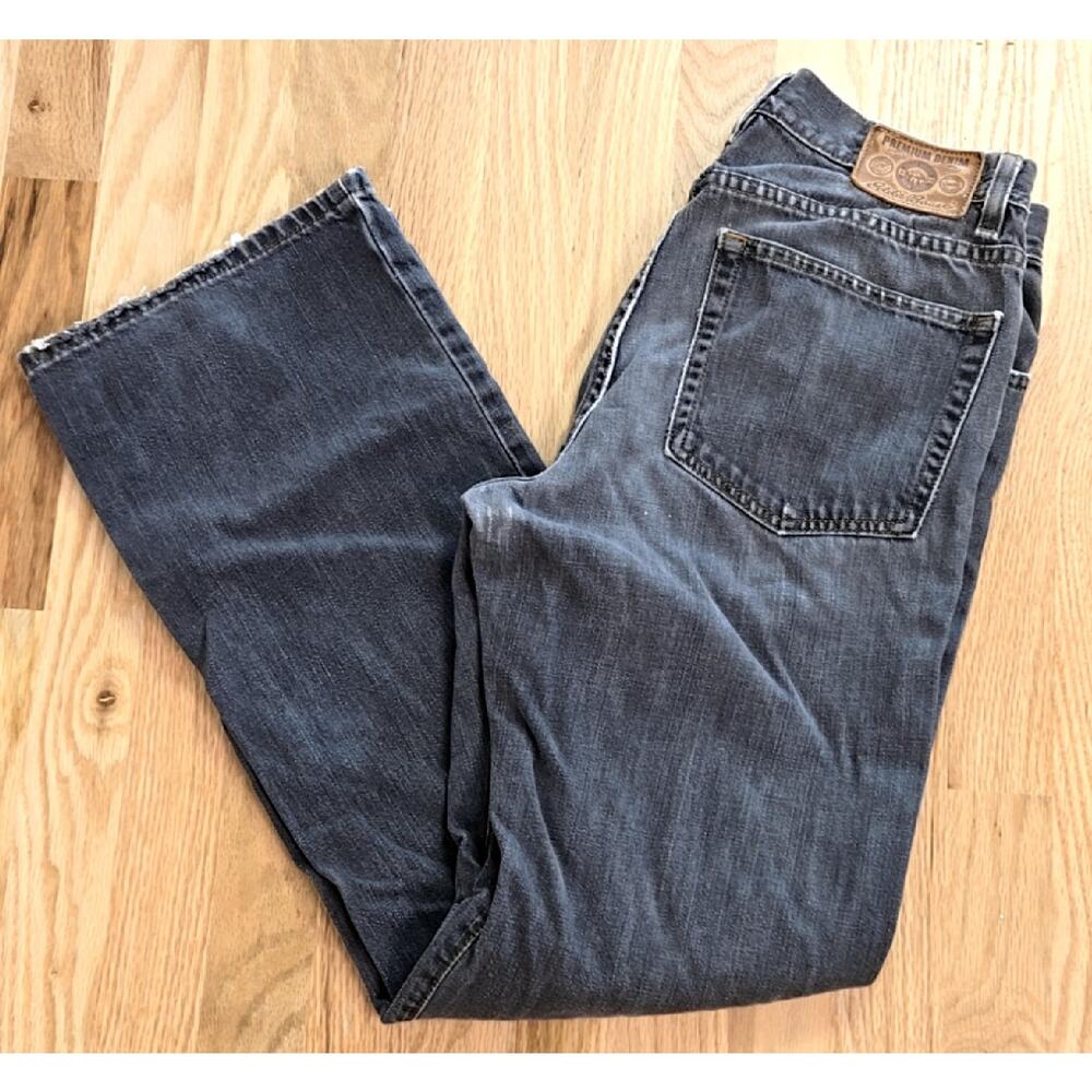 Vintage Eddie Bauer Men's Gray Y2K jeans size 29